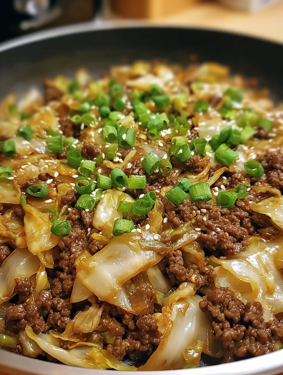 Low-Carb Mongolian Ground Beef and Cabbage: A Must-Try!