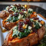 Creamy Ricotta & Spinach Stuffed Sweet Potatoes 5 Creamy Ricotta & Spinach Stuffed Sweet Potatoes