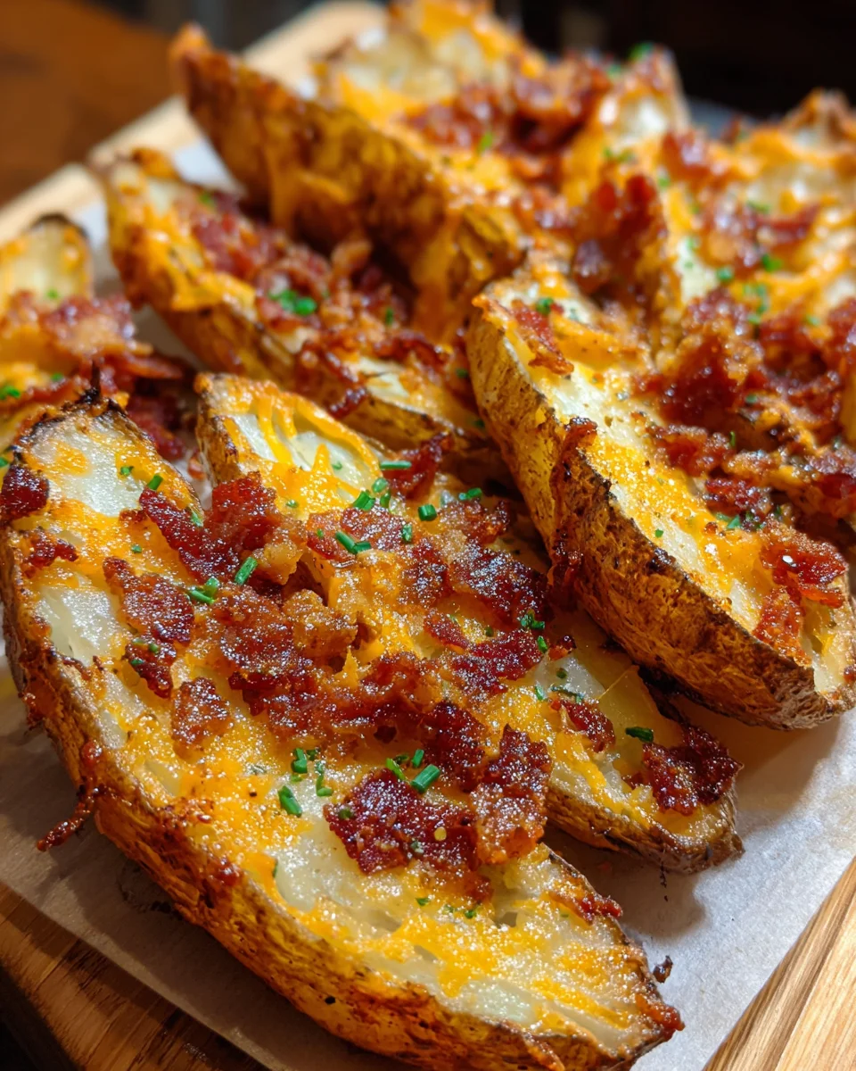 Cheddar Bacon Potato Wedges: Irresistibly Delicious Recipe