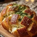 Garlic Herb Sourdough Bread Stuffed 2 Garlic Herb Sourdough Bread Stuffed