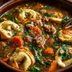 Autumn Tortellini Soup with Sausage 8 Autumn Tortellini Soup with Sausage