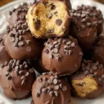 Chocolate Chip Cookie Dough Truffles