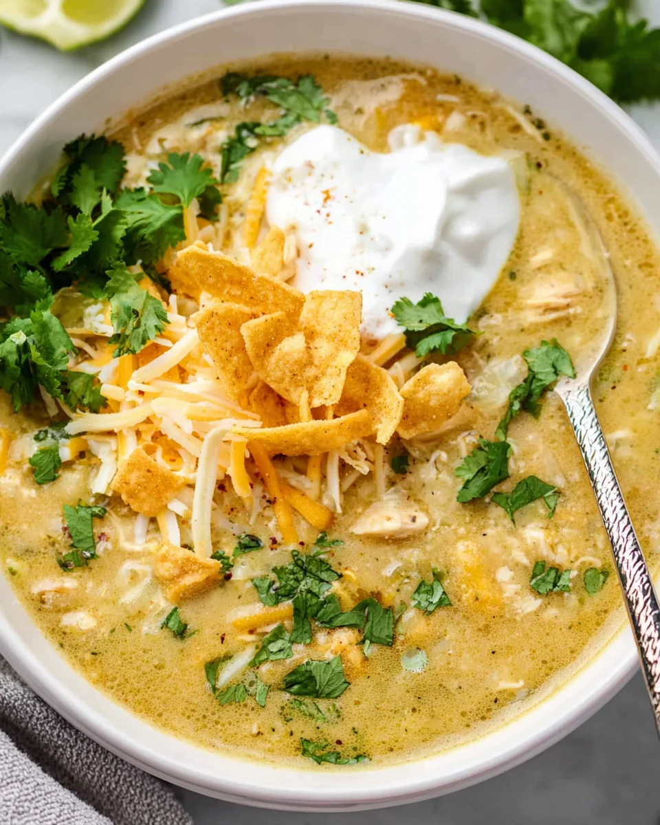 Green Enchilada Chicken Soup Recipe