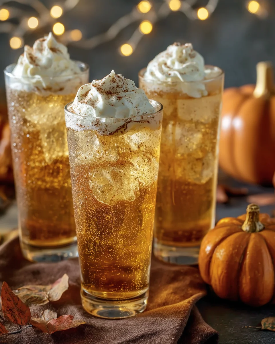 Thanksgiving Vanilla Pumpkin Cream Soda
