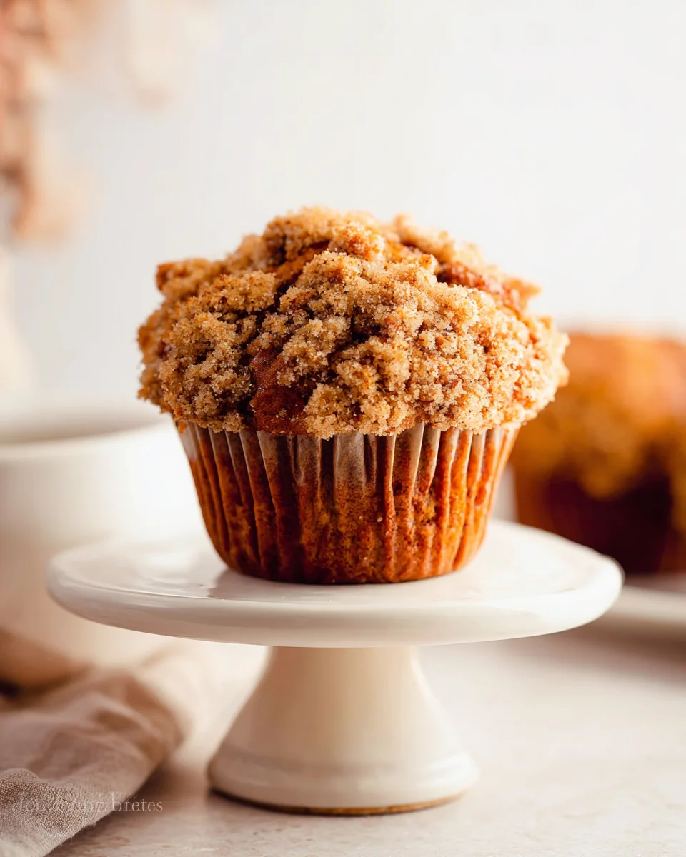 Small Batch Apple Pumpkin Streusel Muffins are Irresistible!