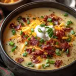 Comforting Loaded Baked Potato Soup 5 Comforting Loaded Baked Potato Soup