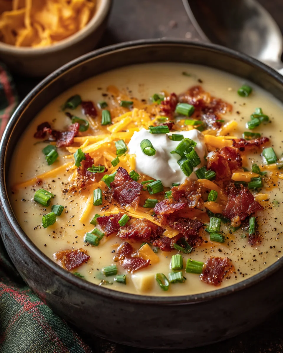 Comforting Loaded Baked Potato Soup