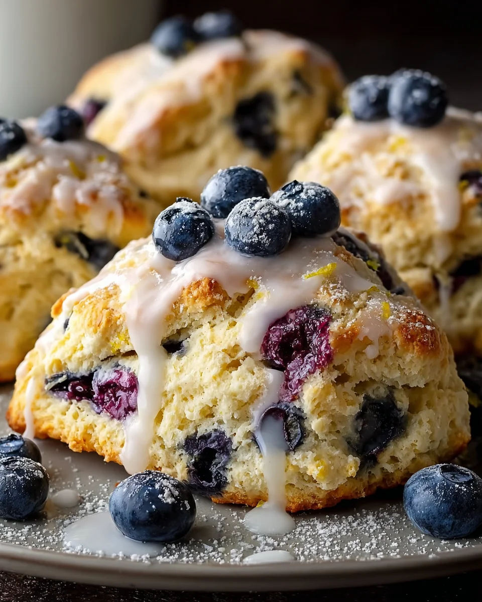 Blueberry Lemon Scones that Delight Your Taste Buds