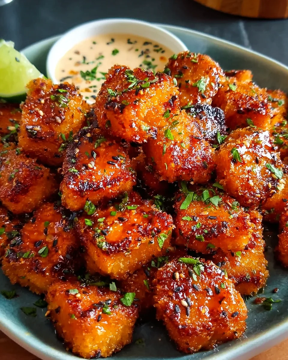 Sweet and Spicy Crispy Salmon: A Tasty Delight Awaits!