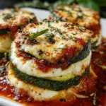 Layered Zucchini Ricotta Melts with Marinara 2 Layered Zucchini Ricotta Melts with Marinara