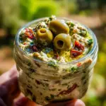 Olive Lovers’ Dream Dip – Creamy Feta & Green Olive Spread