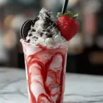 Strawberry Oreo Cheesecake Frappuccino recipe 🍓🍫✨: Indulge Today!