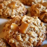 Caramel Apple Oatmeal Cookies will wow your taste buds! 2 Caramel Apple Oatmeal Cookies will wow your taste buds!
