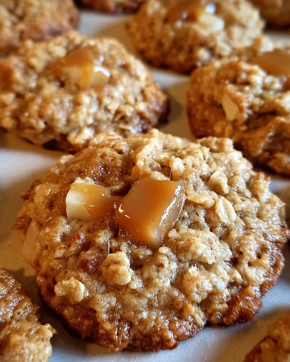 Caramel Apple Oatmeal Cookies will wow your taste buds!