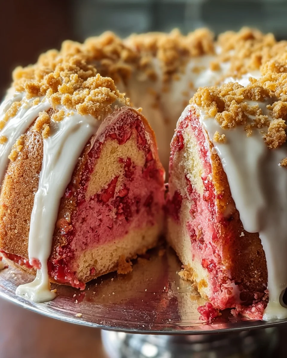Strawberry Crunch Pound Cake: Indulge in Sweet Bliss!