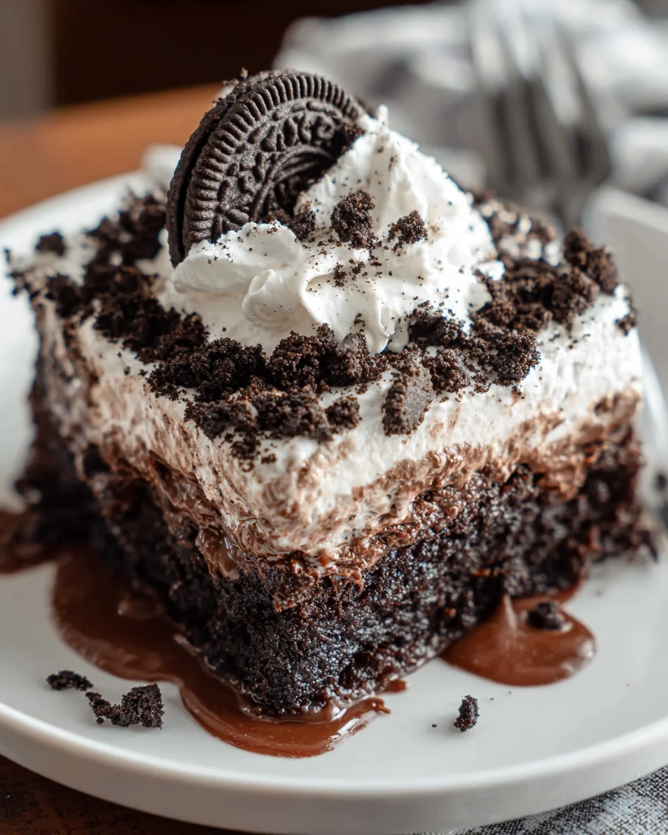 Oreo Poke Chocolate Cake: Indulge in Decadent Delight!