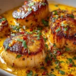 Seared Scallops Spicy Cajun Cream: A Flavorful Delight! 5 Seared Scallops Spicy Cajun Cream