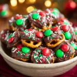 Rolo Pretzels with M&M Candies