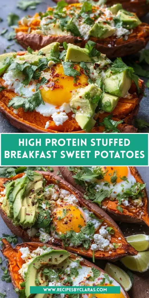 High Protein Stuffed Breakfast Sweet Potatoes 4 Watermelon Pineapple Salad 35