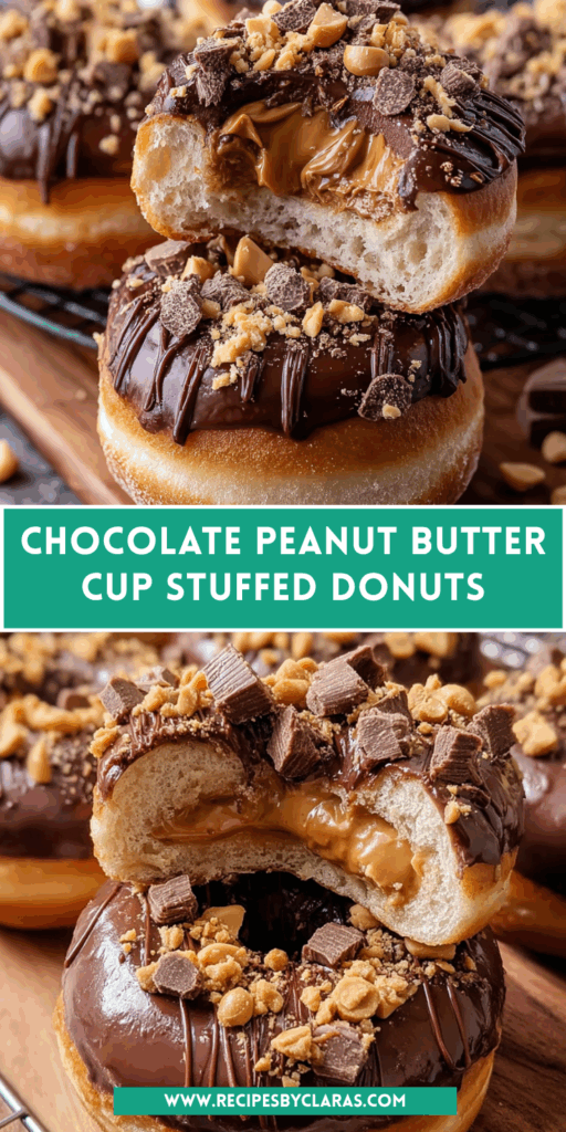 Chocolate Peanut Butter Cup Stuffed Donuts 4 Watermelon Pineapple Salad