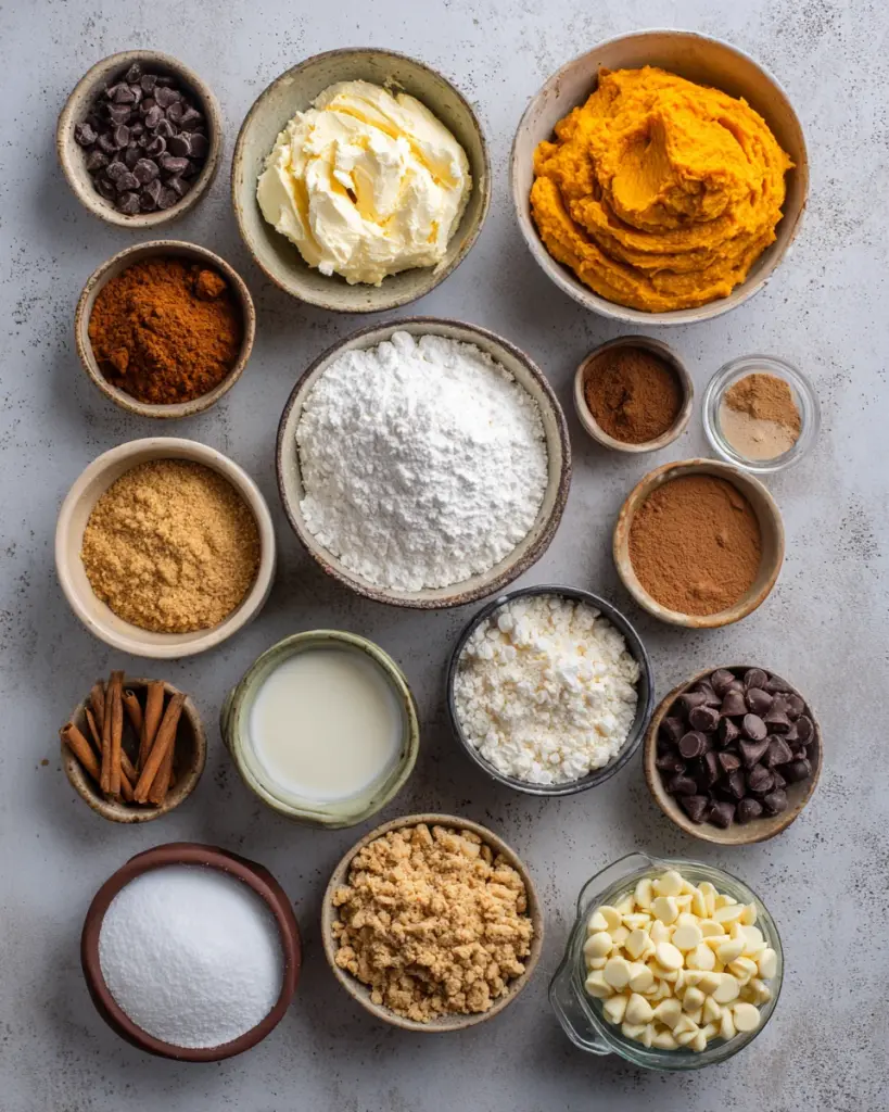 No Bake Pumpkin Cheesecake Balls 6 codinofouad flat lay of fresh ingredients for 225 g cream che 45018074 acd6 4feb a1a6 0136363a1cf8 3