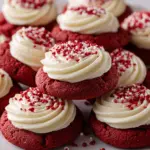 Red Velvet Cookies with Cream Cheese Frosting