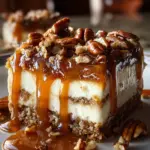 Creamy Pecan Pie Lasagna with Graham Cracker Crust