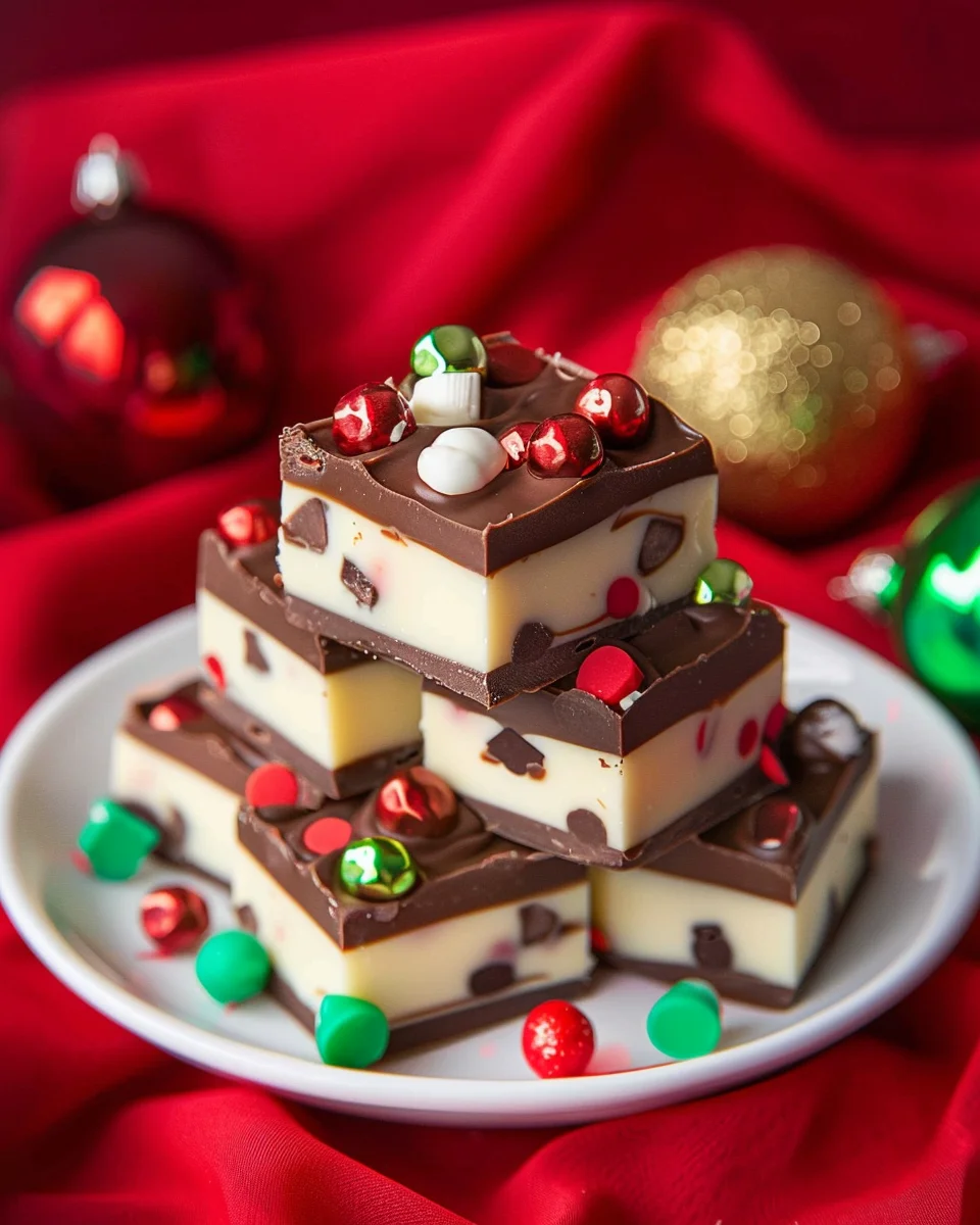 Double Chocolate Christmas Fudge