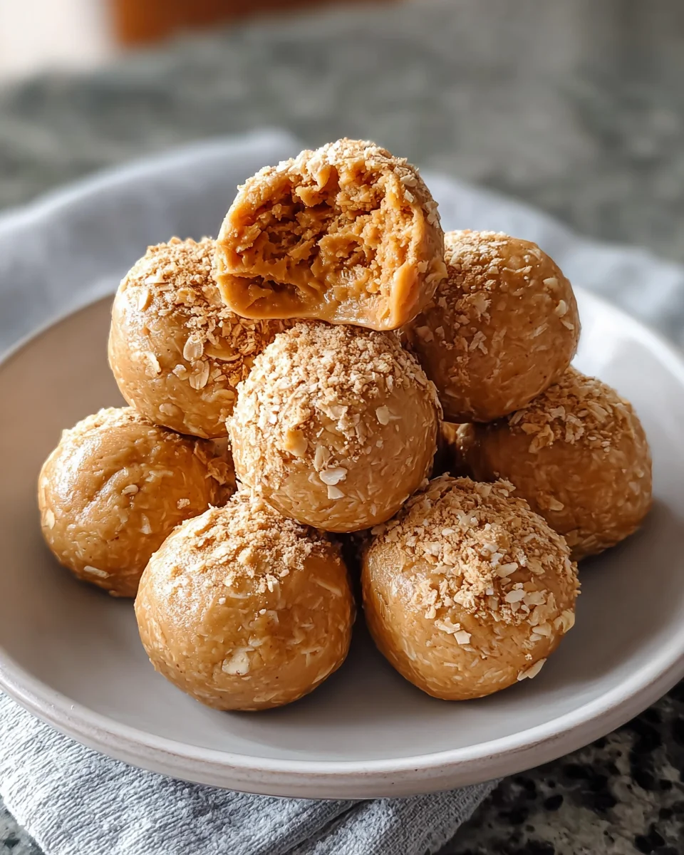 3-Ingredient Peanut Butter Balls