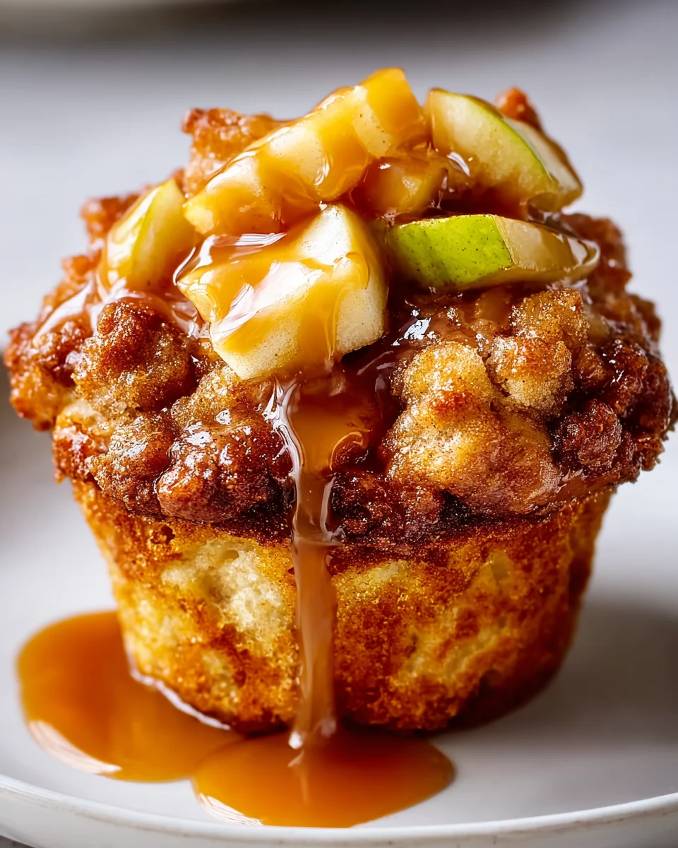 Caramel Apple Fritter Muffin