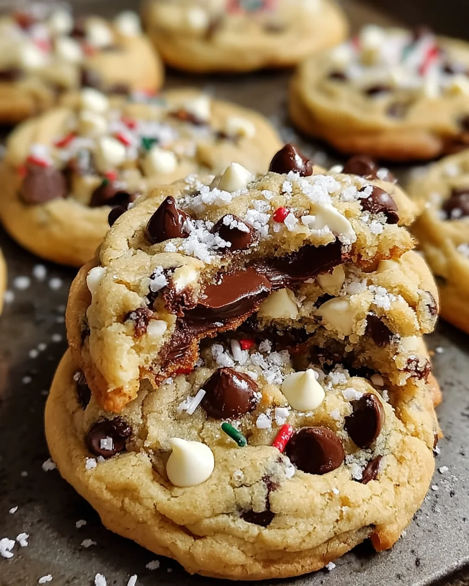 Winter Wonderland Chocolate Chip Cookies