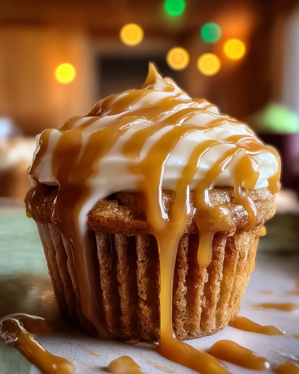 Caramel Apple Cupcakes