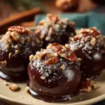 Christmas Chocolate Pecan Pie Balls