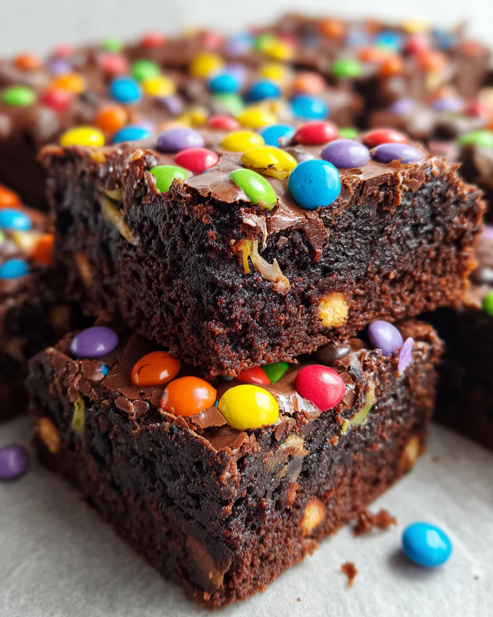 Homemade Cosmic Brownies Fudgy