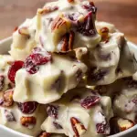 Christmas White Chocolate Cranberry Pecan Candy