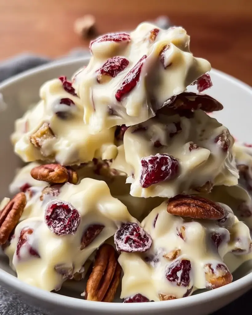 Christmas White Chocolate Cranberry Pecan Candy 7 codinofouad httpss.mj .runeoTOIZuMdjg ultra realistic close up 09ca7632 0448 42d8 9c1c d46df88b7bde 3