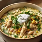 Ghostly White Chicken Chili