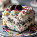 No-Bake Funfetti Oreo Icebox Cake