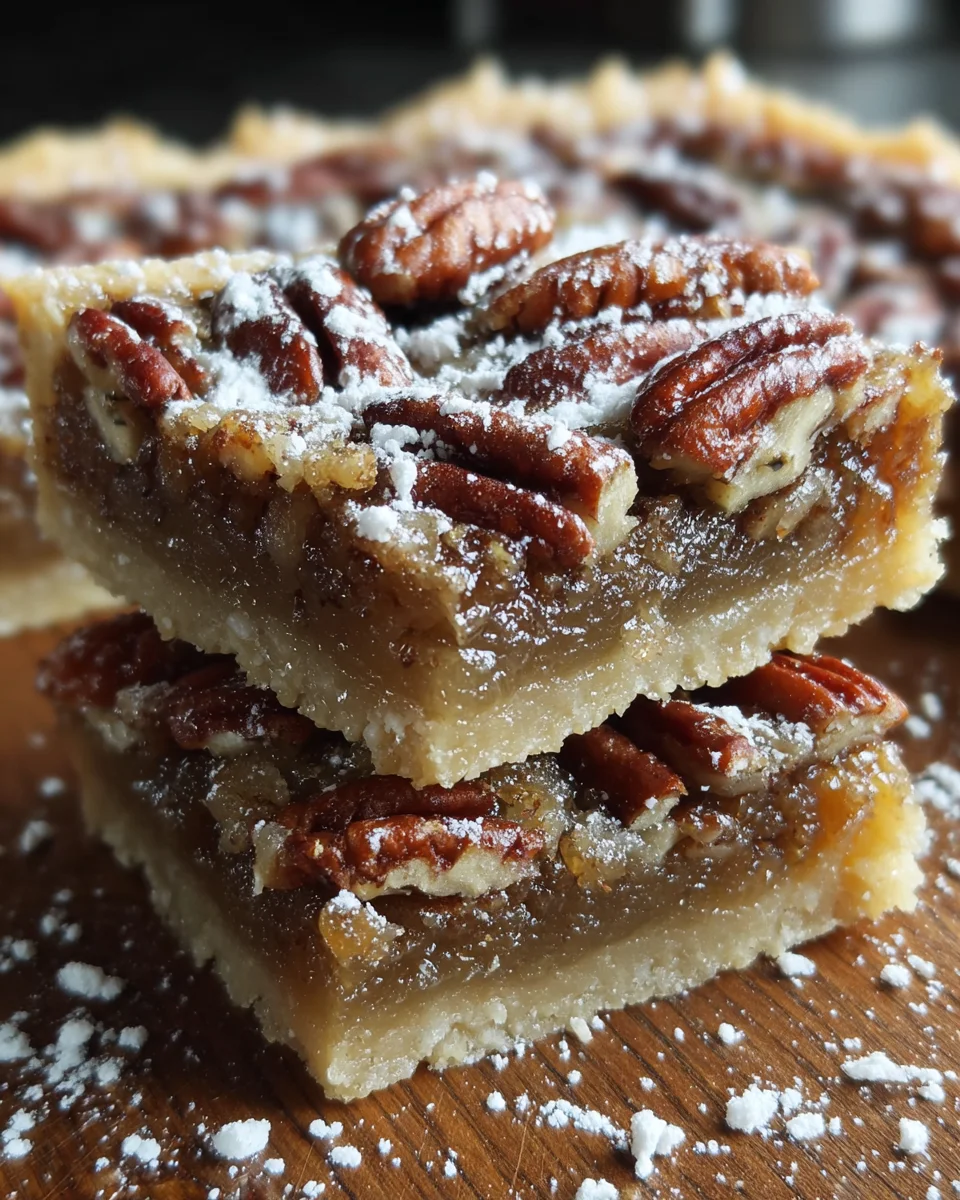 Pecan Pie Bars Sweet Nutty