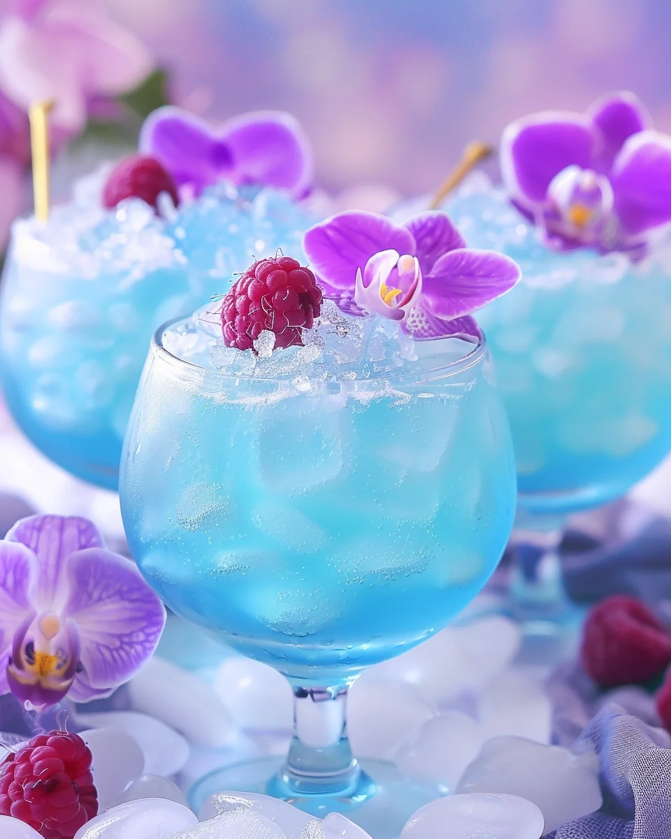 Wild Orchid Colada: A Taste of Tropical Paradise 💙🌺
