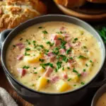 Creamy Cheesy Ham Chowder Recipe