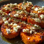 Honey Feta Sweet Potatoes