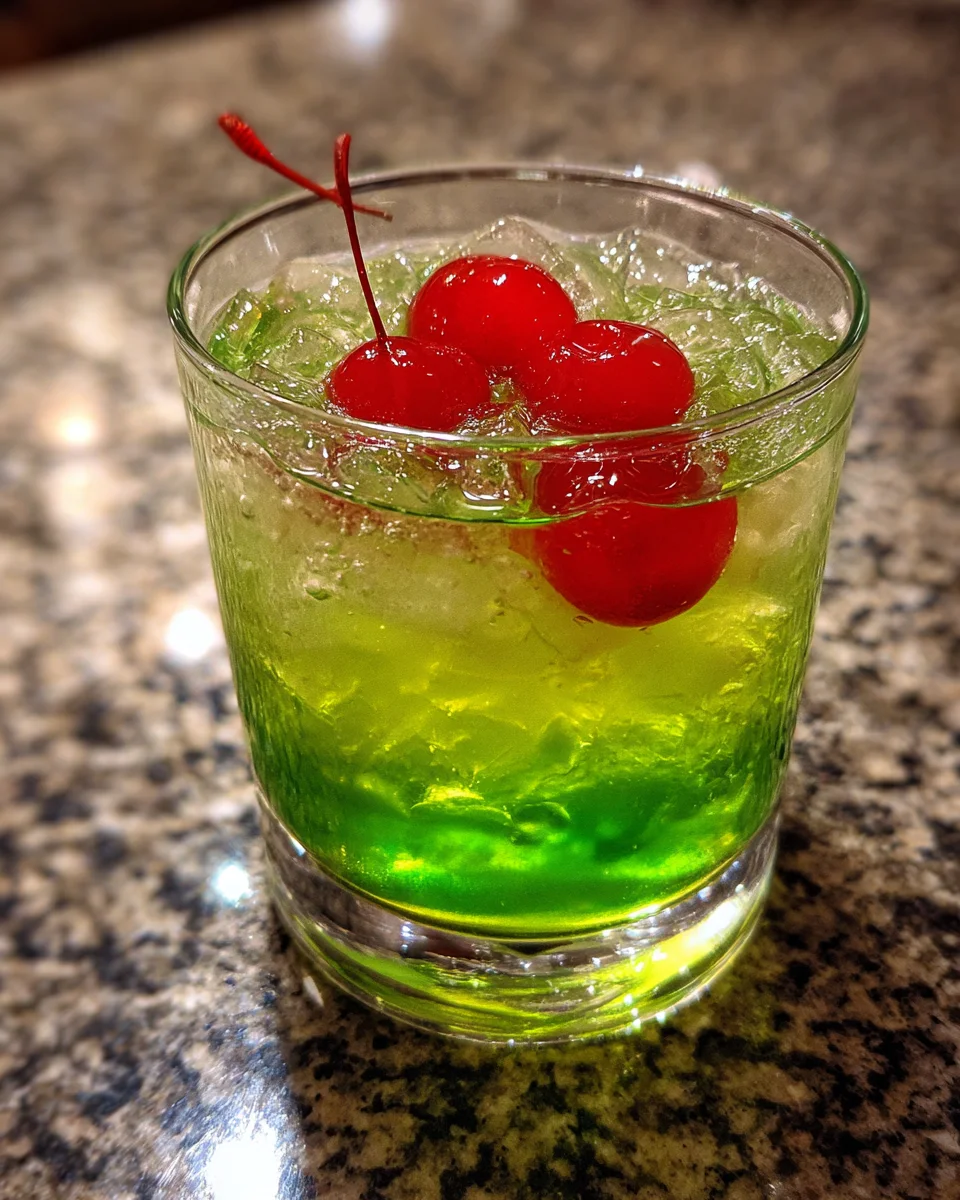 Green Grinch Punch (Alcohol Version)