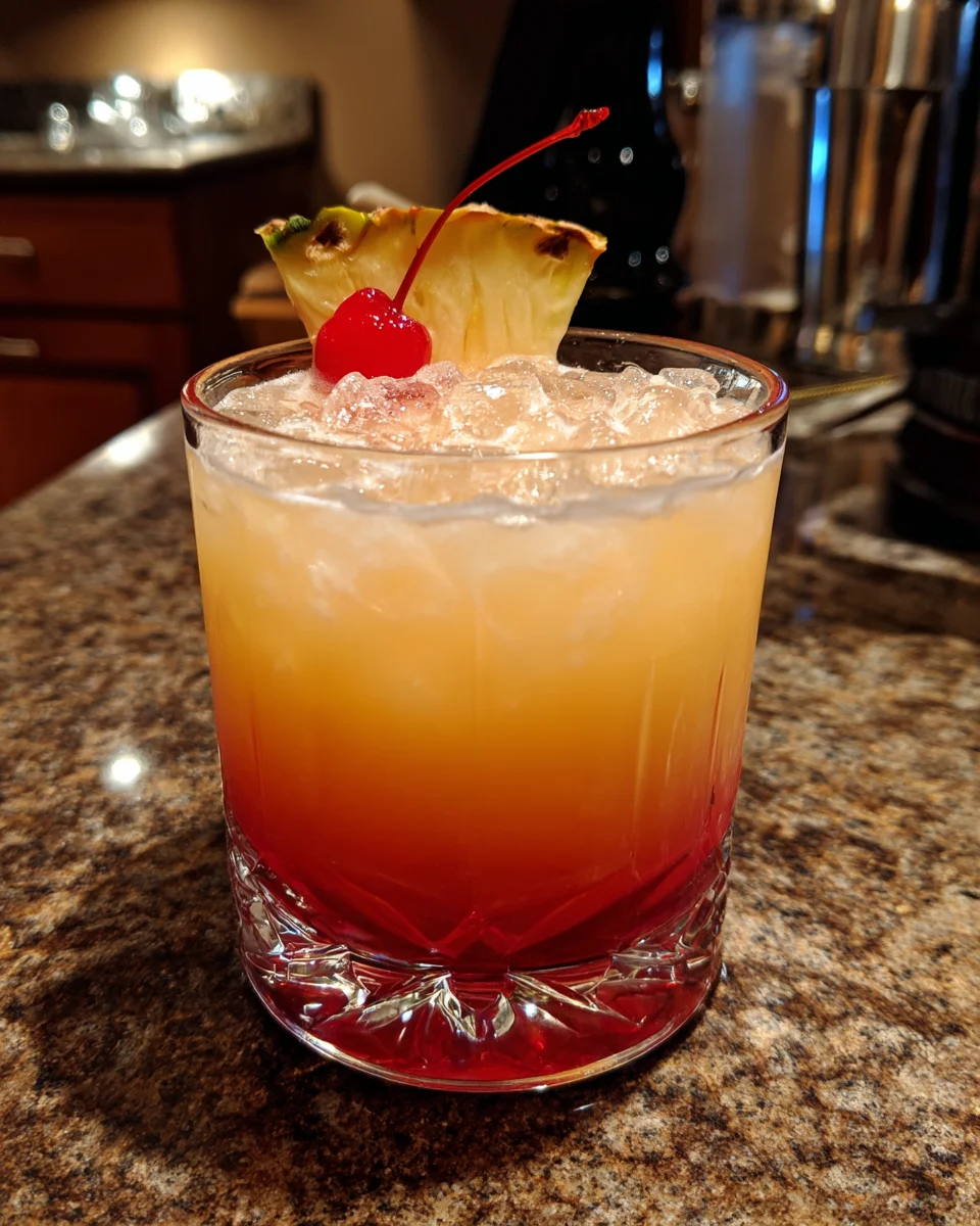 Christmas Sunset Cooler