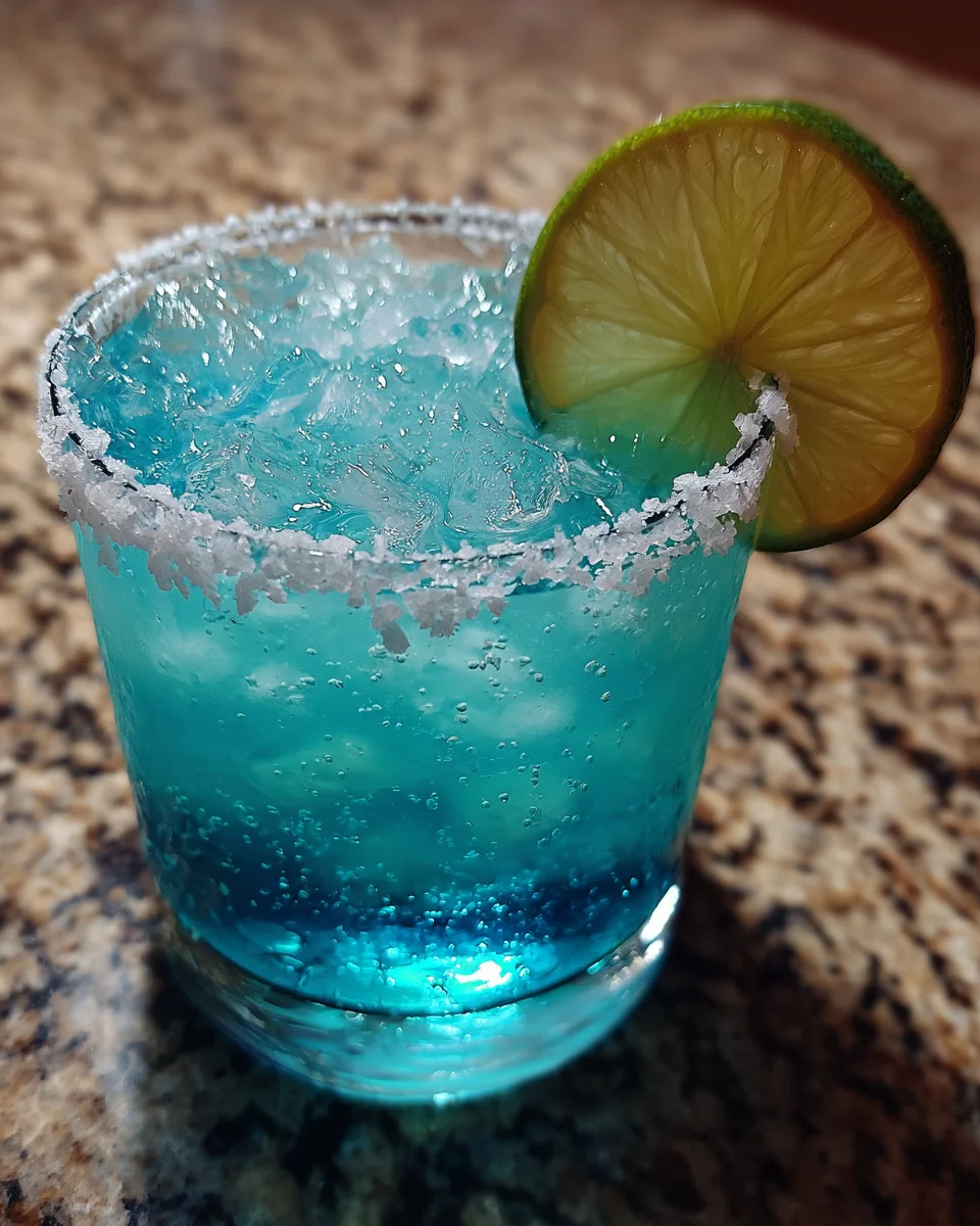 Blue Christmas Margarita
