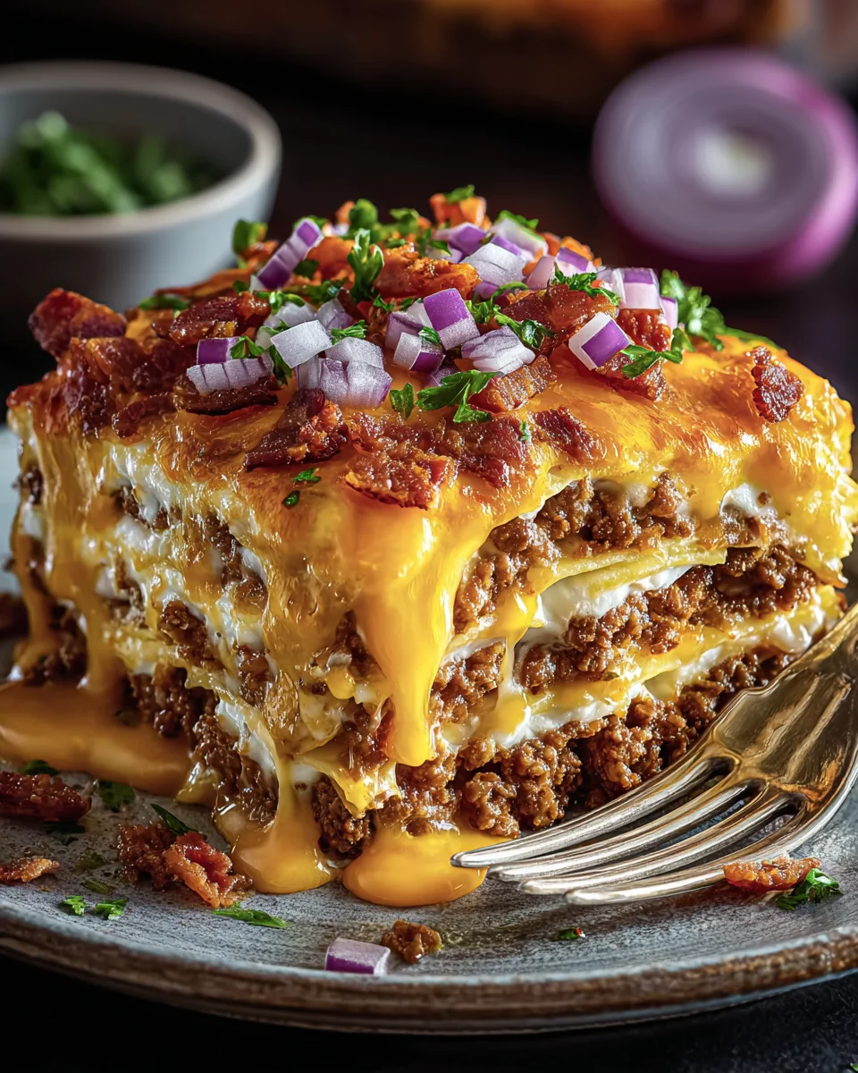 Bacon Cheeseburger Pan Lasagna: A Must-Try Recipe Delight!