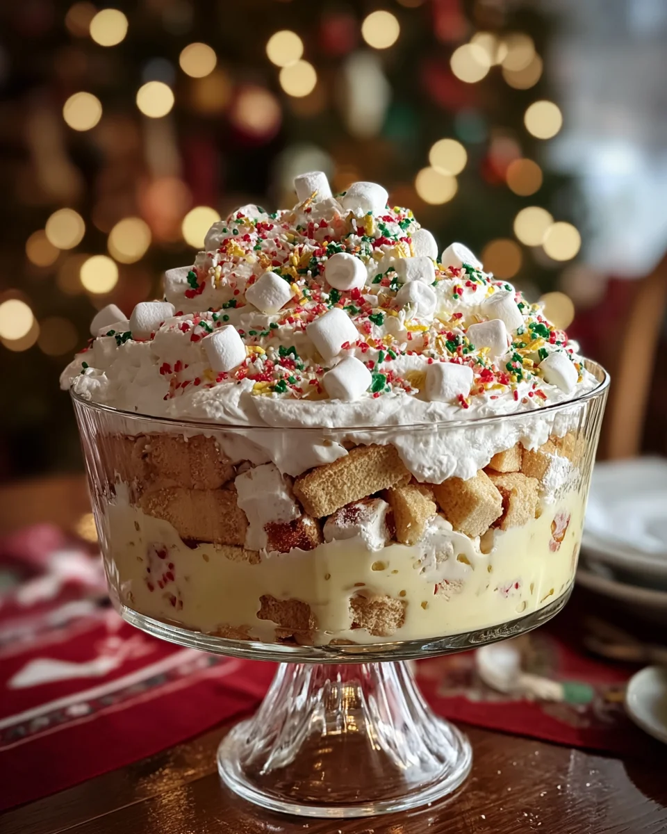 Holiday Sugar Cookie Cheesecake Fluff Delight