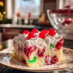 Christmas Cranberry Poke Cake