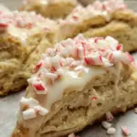 Peppermint White Chocolate Scones
