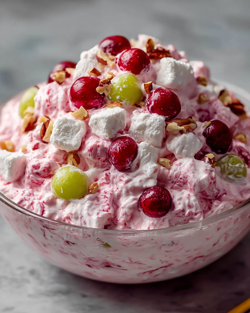 Cranberry Fluff Dessert: Delight in This Fruity Treat!